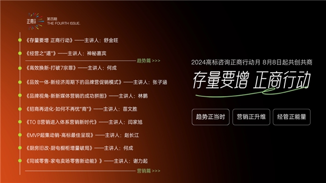 j9九游会官网深剖家居市场脉络 提供企业公益赋能 高标咨询第四期正商行动公开课完美收官!(图4) j9九游会官网深剖家居市场脉络 提供企业公益赋能 高标咨询第四期正商行动公开课完美收官!(图4)